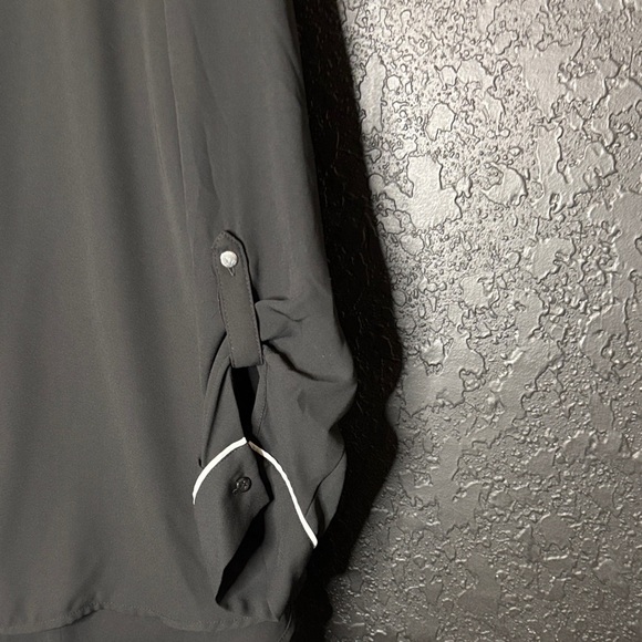 Apt. 9 Black office, corporate, work blouse - Picture 4 of 6